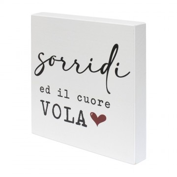 Quadretto in Legno con Dedica