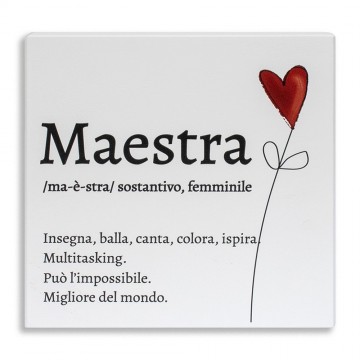 Quadretto per la Maestra in...