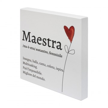 Quadretto per la Maestra in...