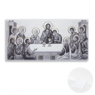 Quadro Ultima Cena Bianco e...