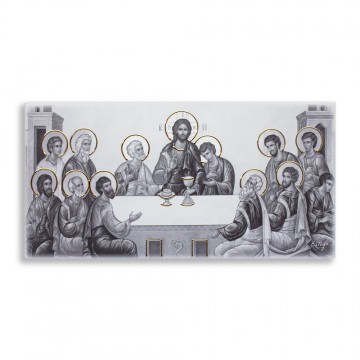 Quadro Ultima Cena Bianco e...