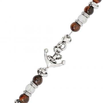Bracciale Uomo con Ancora e...