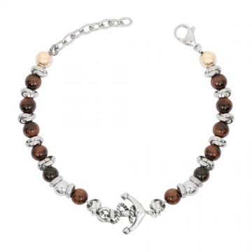 Bracciale Uomo con Ancora e...