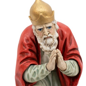 Statua Re Magio Bianco...