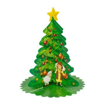 Albero di Natale  con Gesù...