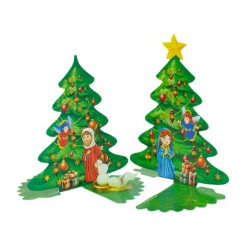 Albero di Natale  con Gesù...