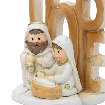 Mini Natività con scritta HOPE