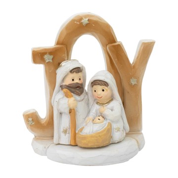 Natività con scritta Joy