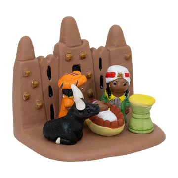 Presepe Mali in Ceramica...