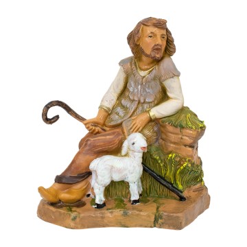 Pastore Seduto con Pecora...