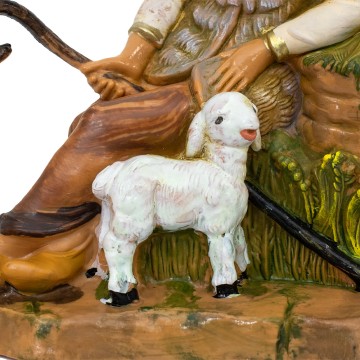 Pastore Seduto con Pecora...