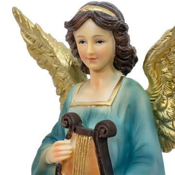 Statua Angelo con Lira in...