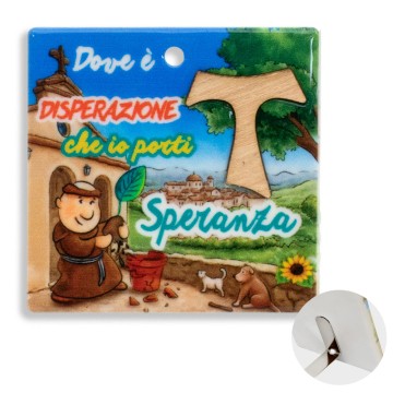 Magnete con Frase e TAU in...