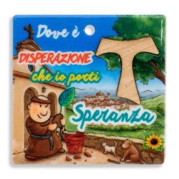 Magnete con Frase e TAU in...