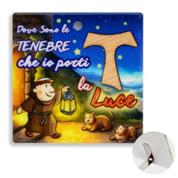 Magnete Quadretto con Tau e...