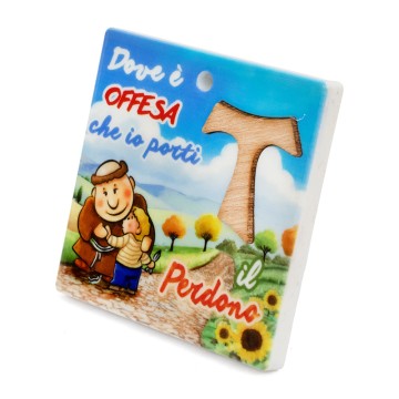 Magnete Quadretto con Tau e...