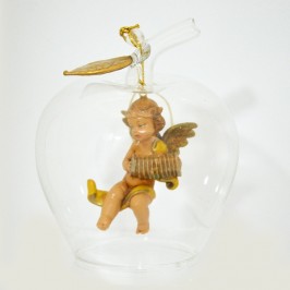 Campana vetro con Angelo