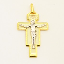 Croce Smaltata Bianca