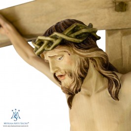 Croce Curva con Corpo di Cristo