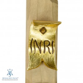 Croce Curva con Corpo di Cristo