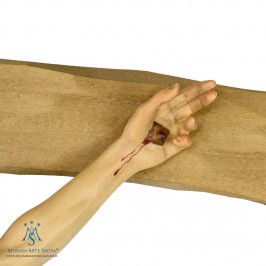 Croce Curva con Corpo di Cristo