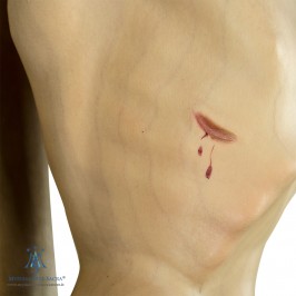 Croce Curva con Corpo di Cristo