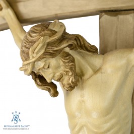 Croce Curva Con Cristo Brunito