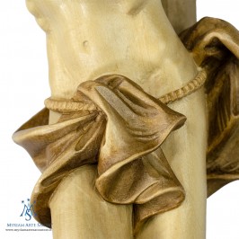 Croce Curva Con Cristo Brunito