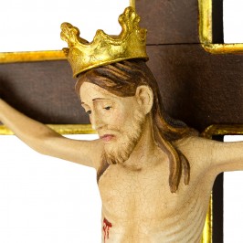 Crocifisso Barocco con Cristo Romanico