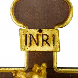 Crocifisso Barocco con Cristo Romanico