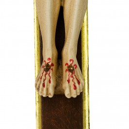 Crocifisso Barocco con Cristo Romanico