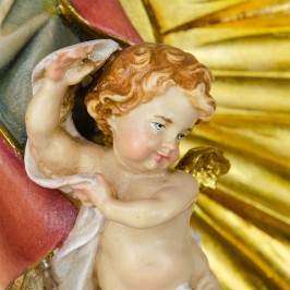 Gloriosa con Raggiera in Legno