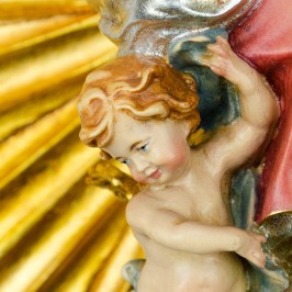 Gloriosa con Raggiera in Legno