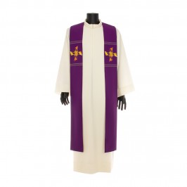 Stola con Croce Ricamata