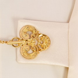 Velo Omerale Ricamo Mariano