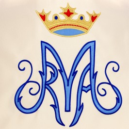 Velo Omerale Ricamo Mariano