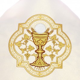 Velo Omerale Ricamato