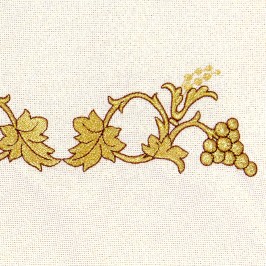 Velo Omerale Ricamato