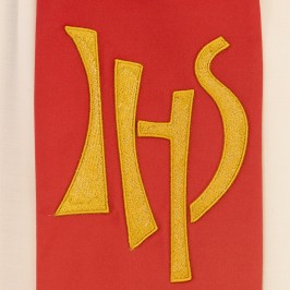 Stola Liturgica Ricamo JHS