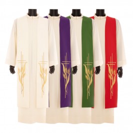 Stola Sacerdotale con Croci e Spighe
