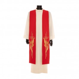 Stola Sacerdotale con Croci e Spighe