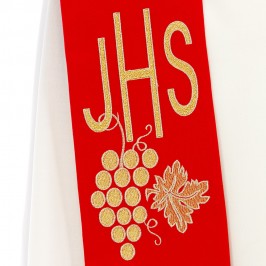 Stola Sacerdotale Ricamo JHS