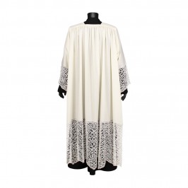 Camice con Pizzo in Misto Lana