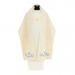 Velo Omerale Ricamo Mariano