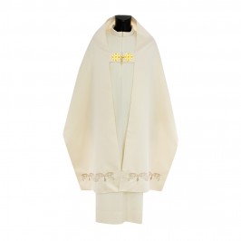 Velo Omerale Avorio Ecrù