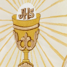 Velo Omerale Avorio Ecrù