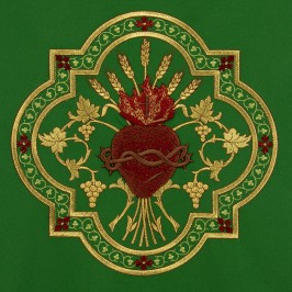 Coprileggio Ricamo Sacro Cuore di Gesù