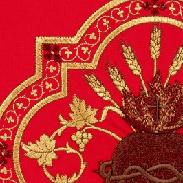 Coprileggio Ricamo Sacro Cuore di Gesù