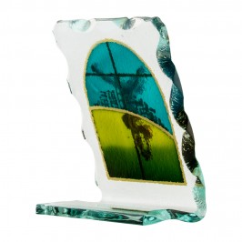 Quadro da Tavolo in Vetro Dipinto