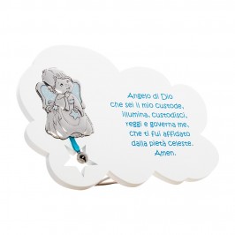 Nuvoletta con Preghiera Angelo di Dio